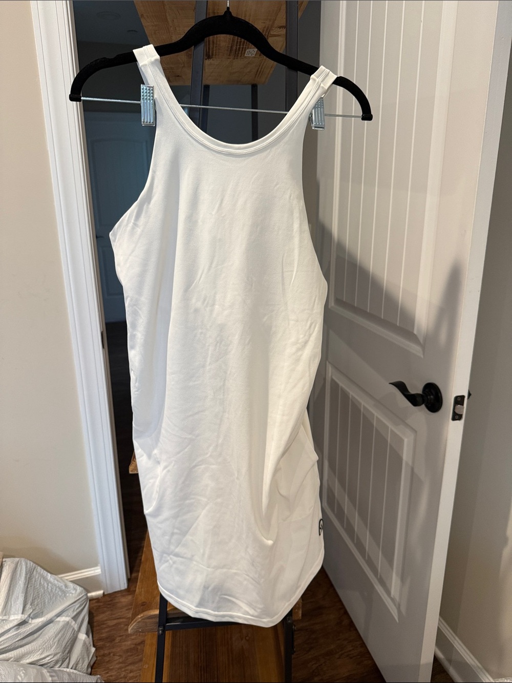 Vuori White Midi Dress Tank Style